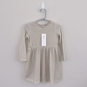Peek Baby Girl Long Sleeve Glitter Dress